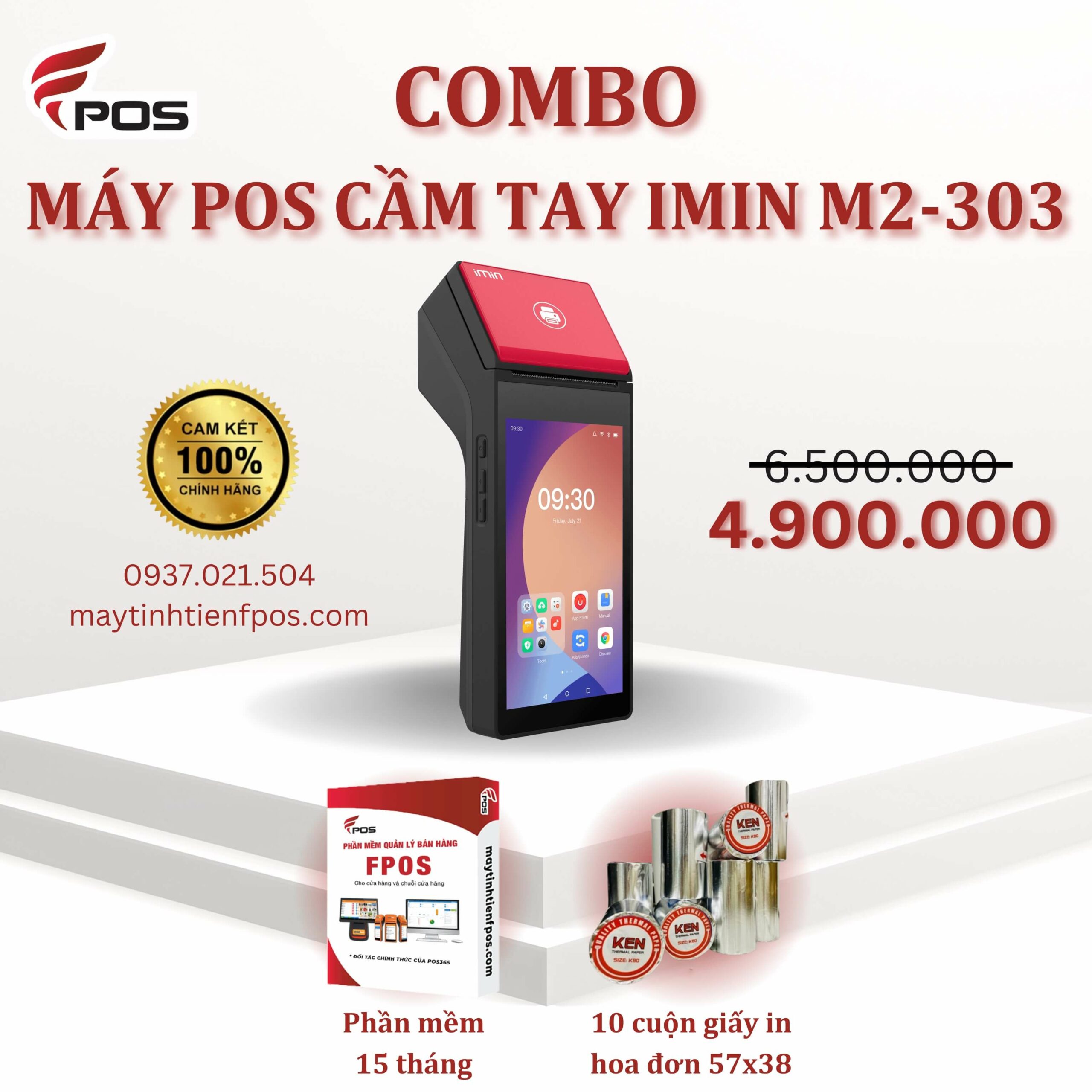 COMBO MÁY POS IMIN M2-203 COMBO MÁY POS IMIN M2-203