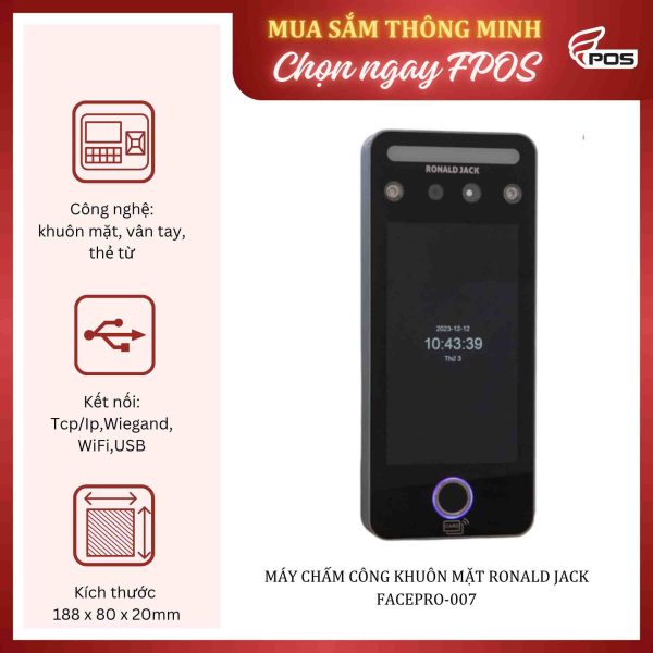 Máy chám công khuôn mặt FacePro 007