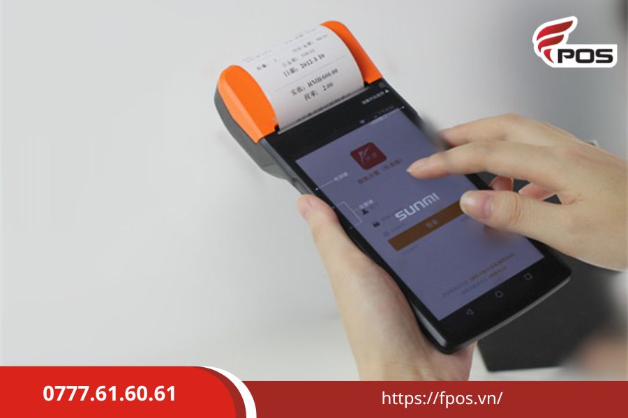Máy POS tính tiền cầm tay