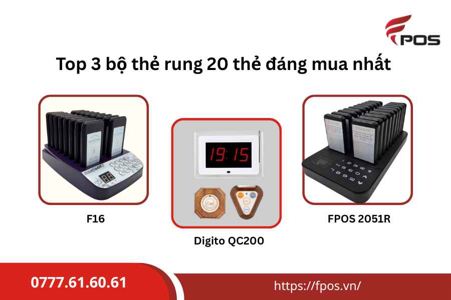 Bộ thẻ rung tự phục vụ